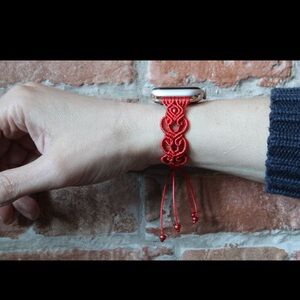 iWatch strap in macrame, adjustable 38-40cm